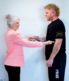 Cynthia Maguire with client